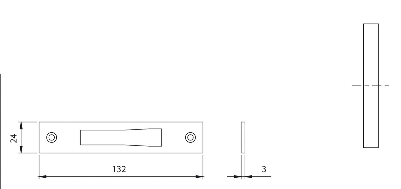 iseo art. 038.020 contropiastra x serratura 783.3 cod:ferx.50214
