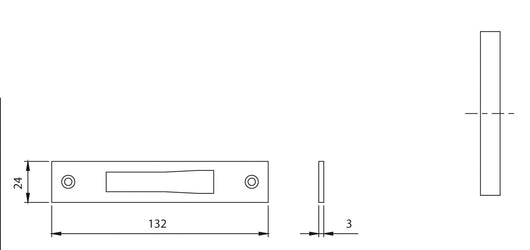 iseo art. 038.020 contropiastra x serratura 783.3 cod:ferx.50214