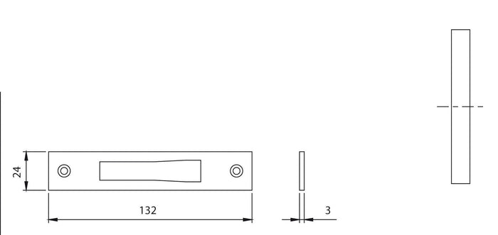 iseo art. 038.020 contropiastra x serratura 783.3 cod:ferx.50214
