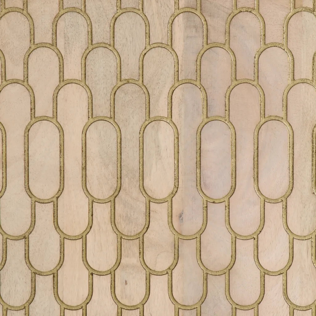 Mobile Lavabo da Bagno 62x33x58cm in Legno Massello di Mango 358267