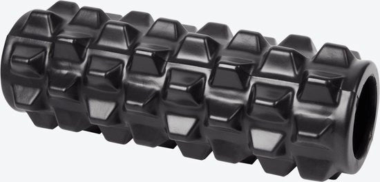 Rollatore di Gomma per Fitness - Yoga - 12 x 33 cm Nera