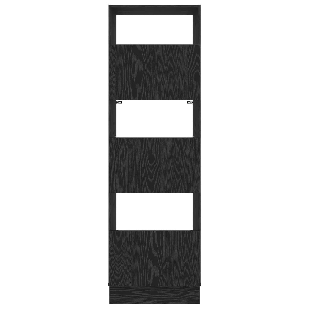 Mobile da lavanderia con porta Rovere Nero 50 x 68 x 162 cm