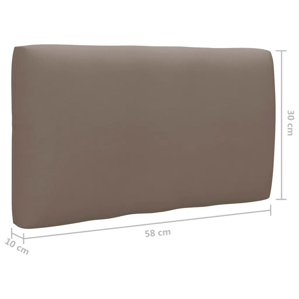 Set di Divani su Pallet 4 pz e Cuscini in Pino Impregnato Grigio cod mxl 35964