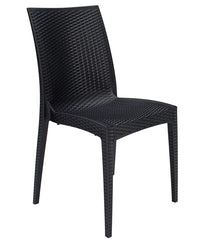 Sedia Rattan Bistrot colore antracite