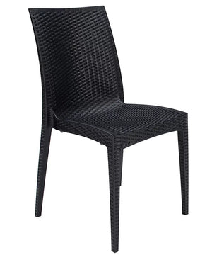 Sedia Rattan Bistrot colore antracite