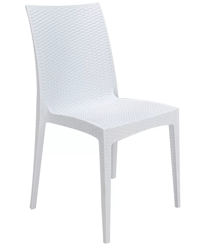 Sedia Rattan Bistrot colore bianco