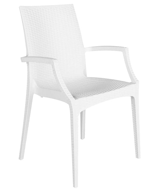 Poltrona Rattan Bistrot colore bianca