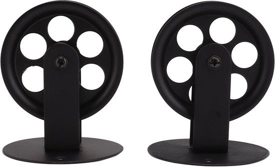 Hanger per Lampada con Katrolli in Acciaio per Plafoni Piani o Sopraelevati - 2 Pezzi