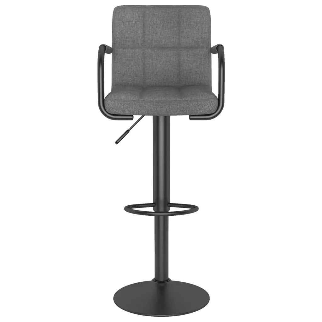 Sgabello da Bar Grigio Chiaro in Tessuto cod mxl 69078