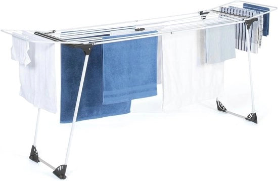 Raccordo di stoccaggio, ultra grigio e bianco, 160 a 211,5 cm, estensibile, pieghevole