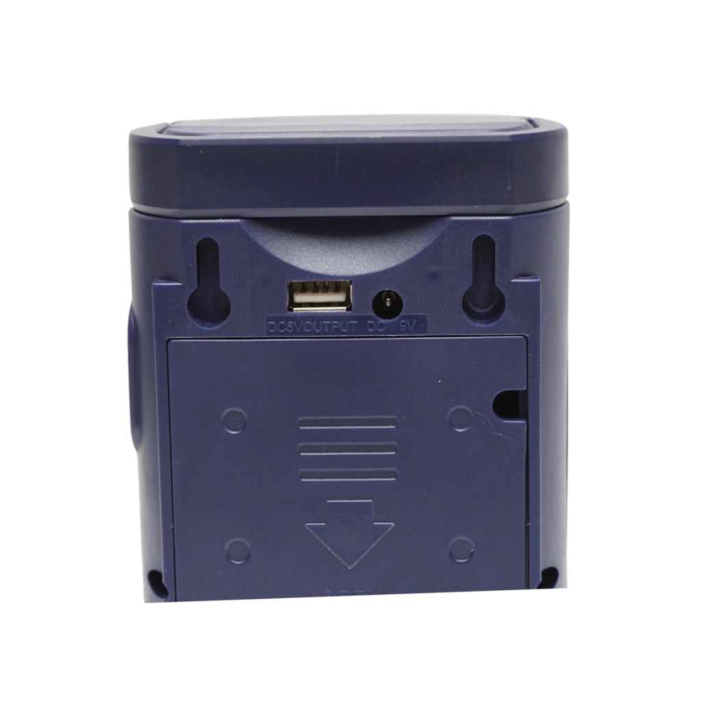 Lampada da lavoro portatile a LED con batteria 6V 4Ah, USB, 100x95x200mm