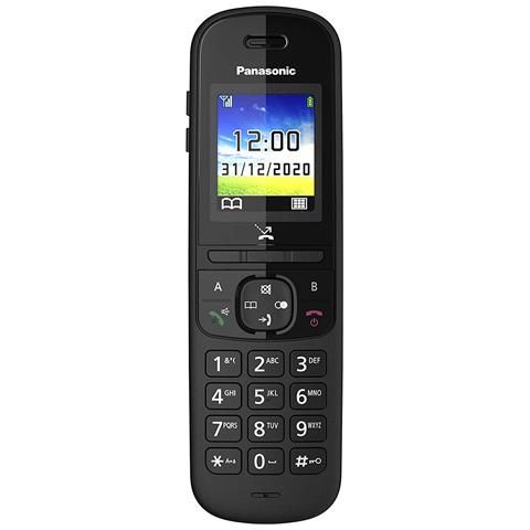 Panasonic kx-tgh710 telefono dect nero identificatore di chiamata - KX-TGH710JTB