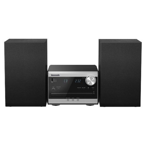 Compatto hi fi panasonic sc pm272eg s silver e black