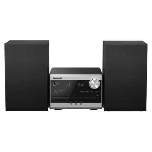 Compatto hi fi panasonic sc pm272eg s silver e black