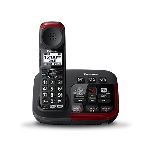 Cordless panasonic kx tgm420exb black e red black e red