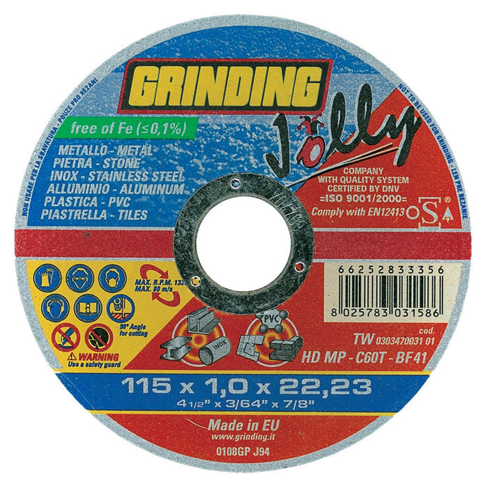 grinding minidisco jolly universale diametro 115x1,0 cod:ferx.50252