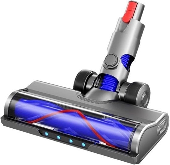 Sostitutivo per aspirapolvere Dyson V10 Slim V12 Slim, adatto per pavimenti duri e tappeti basso-pile, con LED faro, progetto a setola V e ruote in gomma.