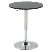 Tavolo da bar regolabile in altezza ¨C zephmum ¨C nero ?60x69-93 cm