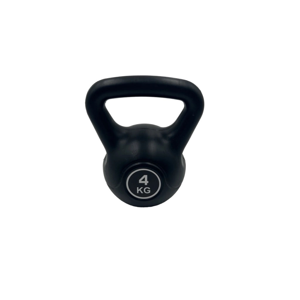 Kettlebell Attrezzo Fitness Palestra Nero 4 kg