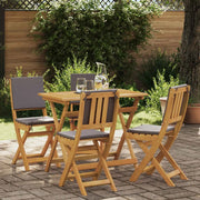 Sedie Bistro da Giardino 4 pcs Grigio Scuro 38 x 46 x 85 cm 42028103
