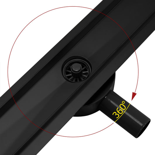 Canalina Di Scarico Rea Pure Neo Pro Black Matt 50