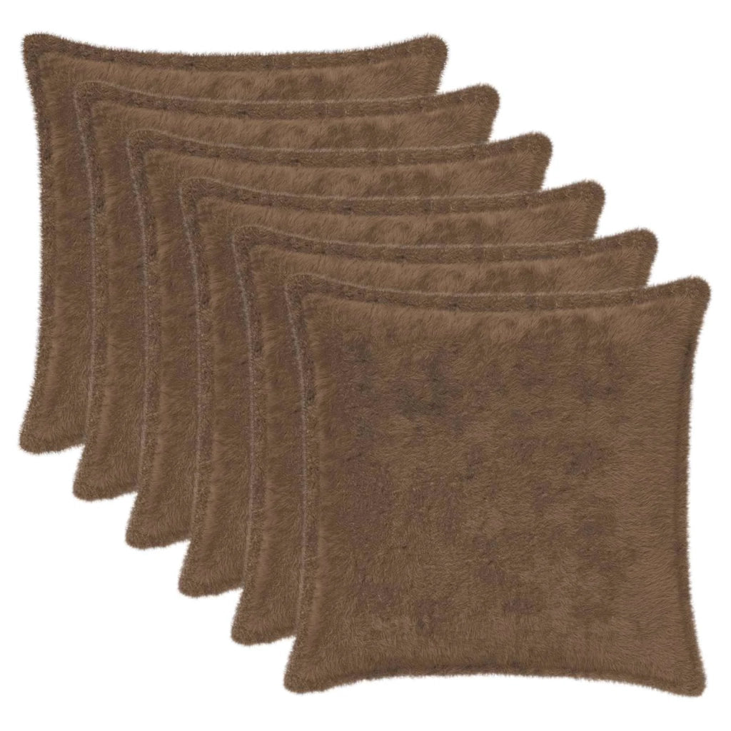 Federa 6 pcs HOUTEN Marrone Chiaro 30 x 30 cm 916014