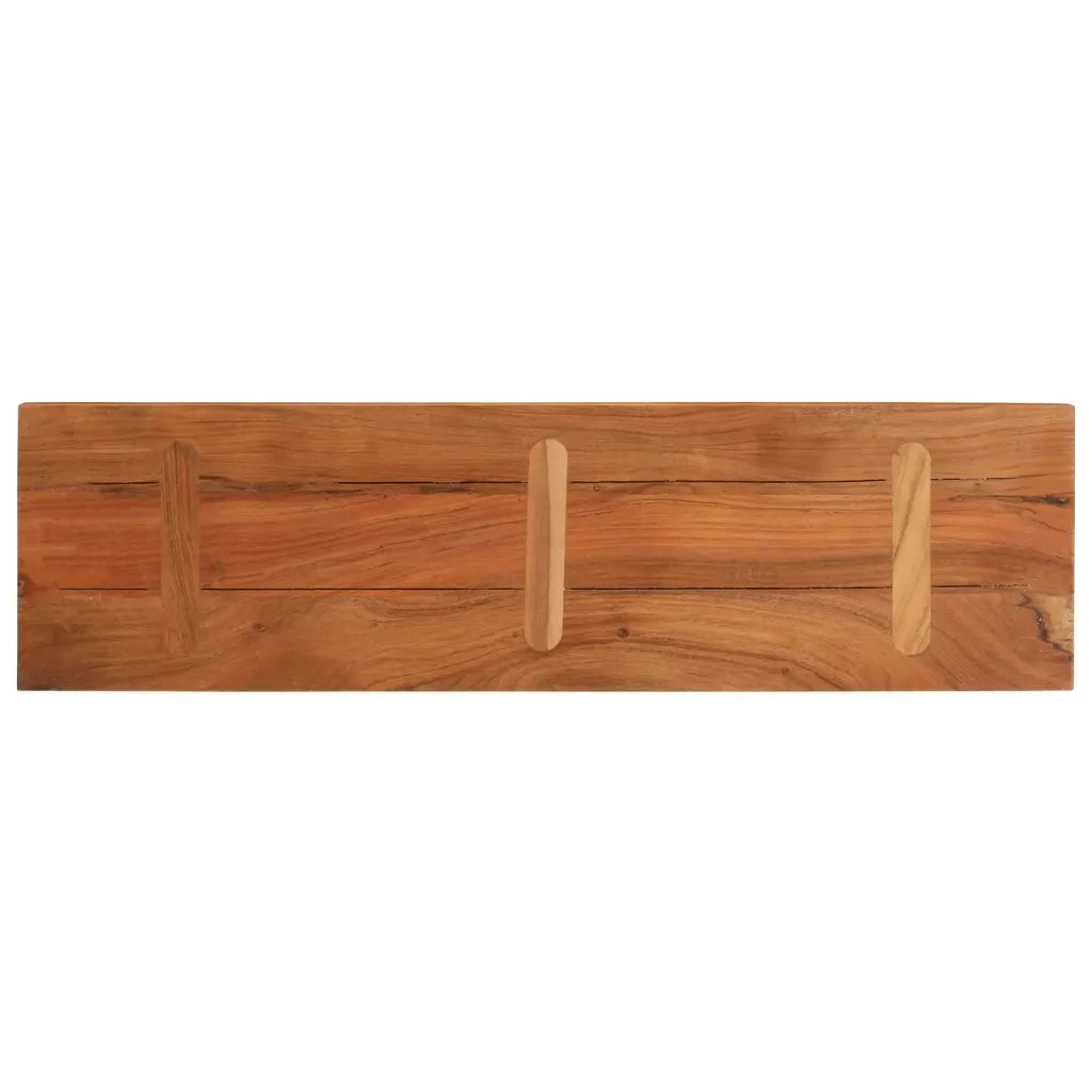 Piano Tavolo 110x20x3,8 cm Rettangolare Legno Massello Acacia 370950