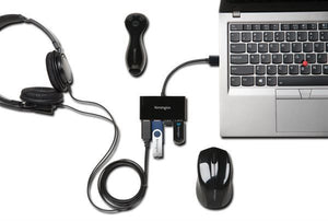 Kensington hub a 4 porte usb 3.0 uh4000 - nero - K39121EU