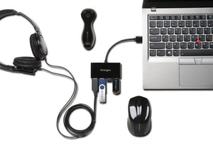 Kensington hub a 4 porte usb 3.0 uh4000 - nero - K39121EU