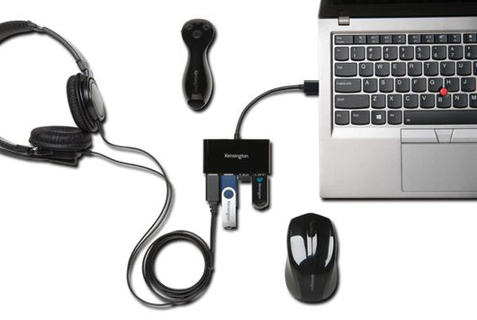 Kensington hub a 4 porte usb 3.0 uh4000 - nero - K39121EU