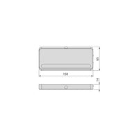 Emuca Luminaria LED ricaricabile Kraz con sensore di movimento, 1 W, Verniciato alluminio, Tecnoplastica