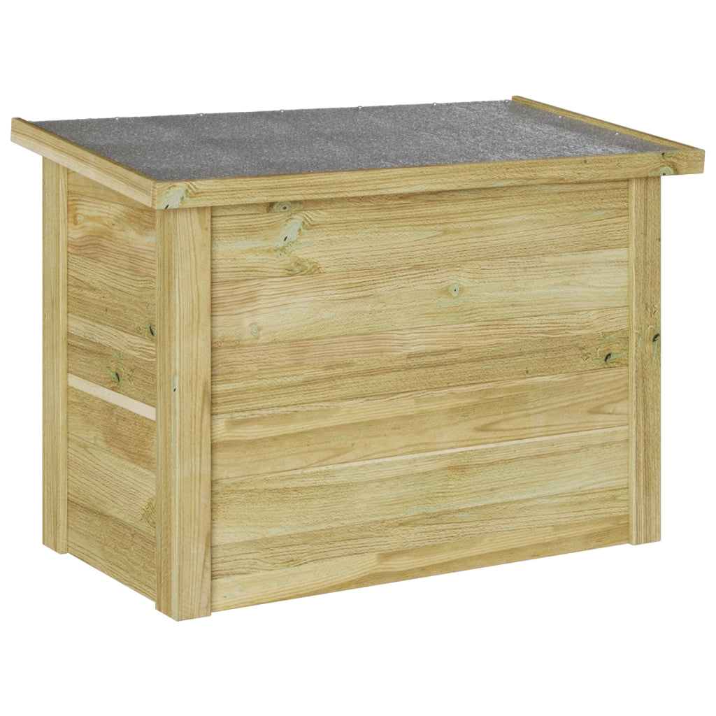 Scatola di Stoccaggio 44x80x57 cm in Legno Impregnato di Pino