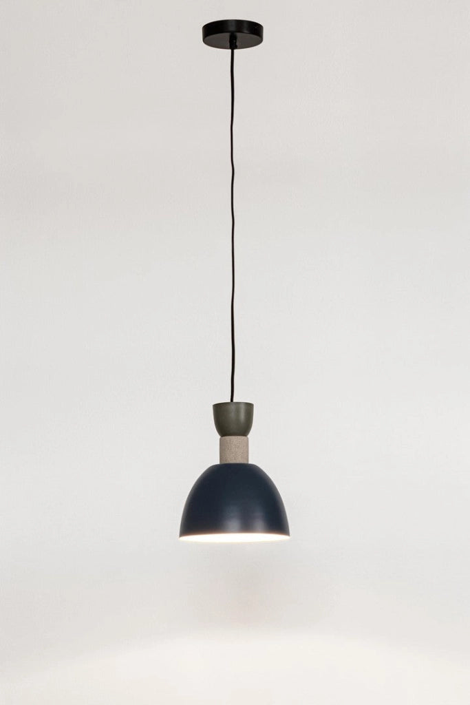 Lampadario a Sospensione in Metallo con Dettaglio in Cotone D21 - SHIORI
