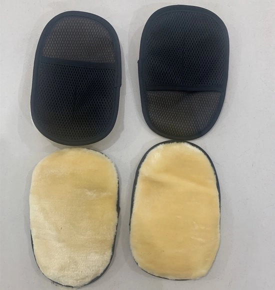 Kit di pulizia per ruote - 4 pezzi, pennelli auto con manopole a doppia faccia morbide per pulizia e protezione delle ruote.