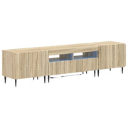 Mobile TV LED a 5 pezzi Rovere Sonoma Legno ingegnerizzato 3416516