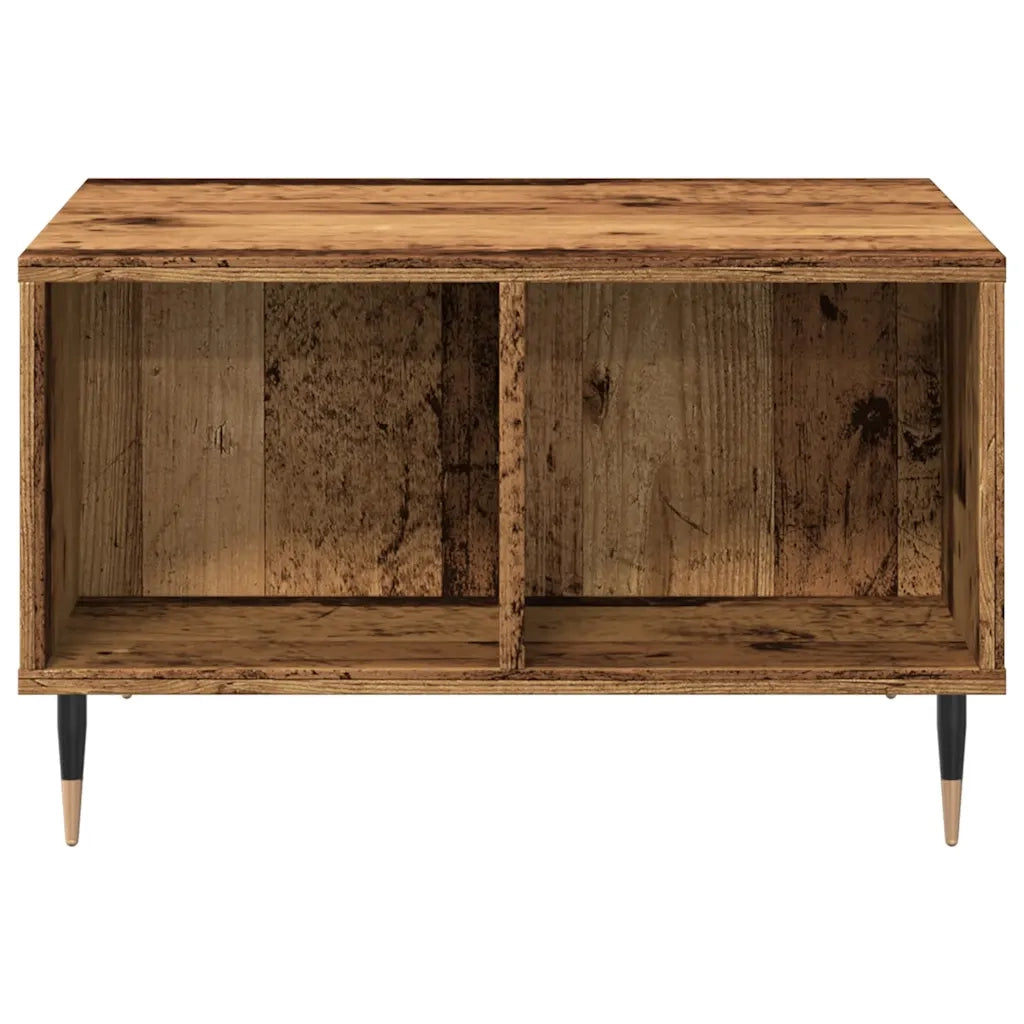 Tavolino da Salotto Legno Antico 60x50x36,5cm Legno Multistrato 857336