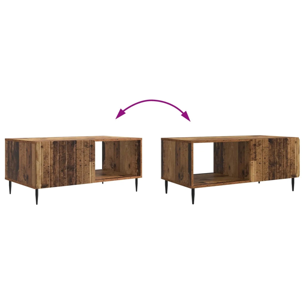 Tavolino da salotto Legno antico 90 x 50 x 40 cm