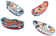 Set di 4 Decorazioni Pirata per Acquario