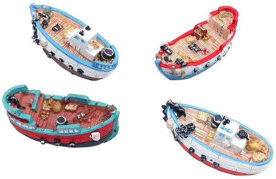 Set di 4 Decorazioni Pirata per Acquario