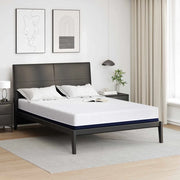 Materasso Bianco e Blu 160 x 200 cm Tessuto Jacquard 4106343