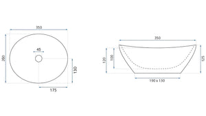 Lavabo Da Appoggio Rea Sofia Mini Kashmir