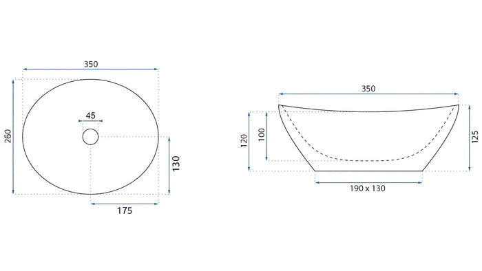 Lavabo Da Appoggio Rea Sofia Mini Kashmir