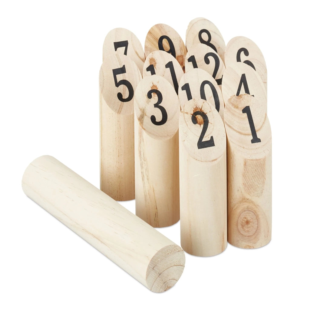 Gioco di lancio in legno da esterno 50 x 20 x 10 cm conviviale strategico giardino parco campeggio in legno di pino naturale 13_0004562