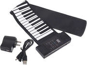 Piano 61 Tasti - Tastiera Elettronica Portatile - 128 Note - 128 Ritmi - 45 Numeri Demo - Qualità Sonora Professionale - Tastiera
