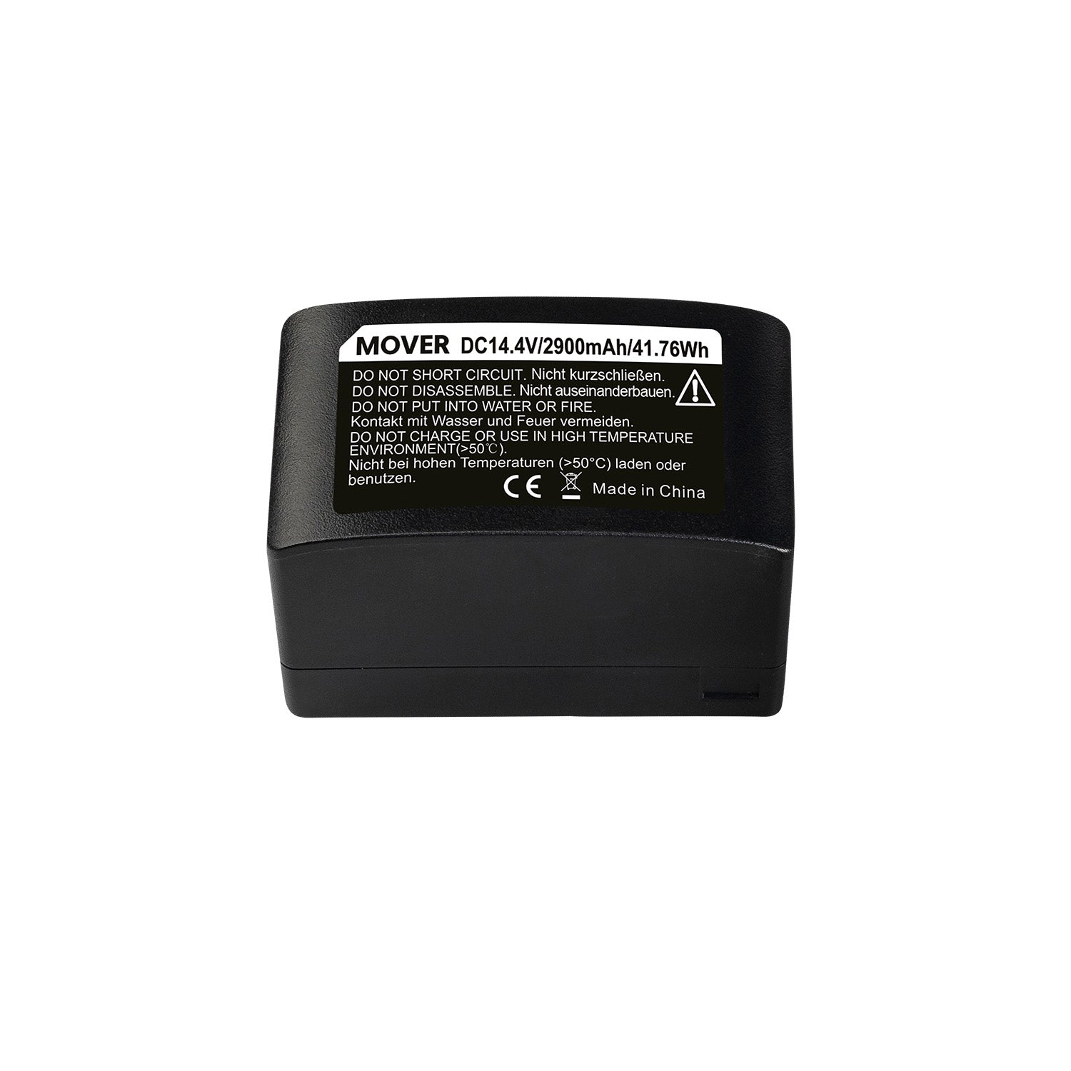 Batteria ricaricabile 2900mAh 14,4V per Mover 200 TTL - 41,76 Wh - Tecnologia agli ioni di litio, senza effetto memoria - Per flash portatili da studio fotografico
