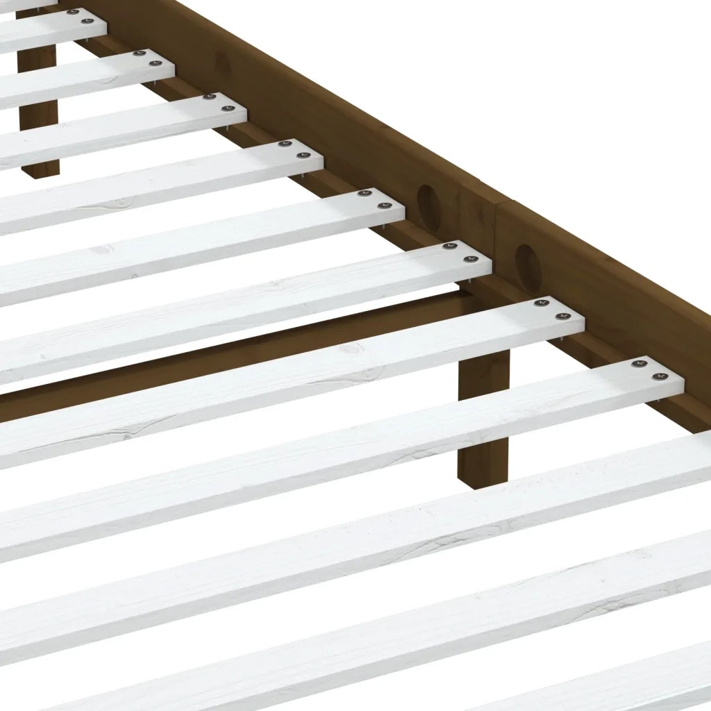 Giroletto Ambra senza Materasso in Legno di Pino 200x200 cm