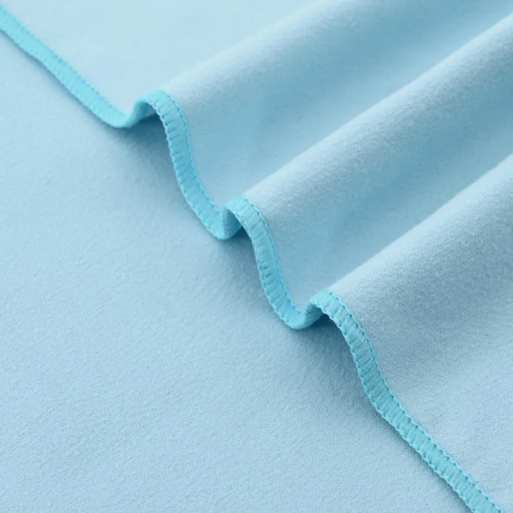 Asciugamani per lettino 2 pcs Blu 210 x 75 cm
