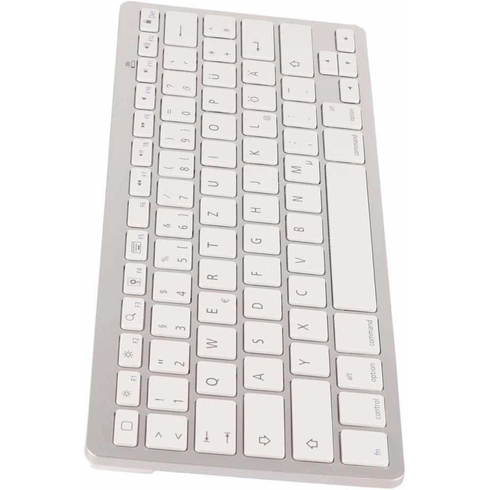 Trade Shop - Tastiera Ultra Sottile Universale Per Desktop Laptop Tablet Smartphone Smart Tv -