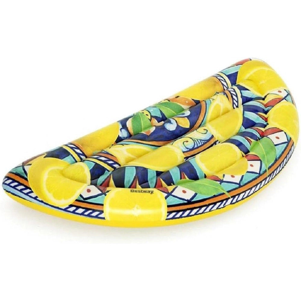 Trade Shop - Materassino Gonfiabile Maiolica Siciliana 171x89cm Estate Piscina Spiaggia 43364 -