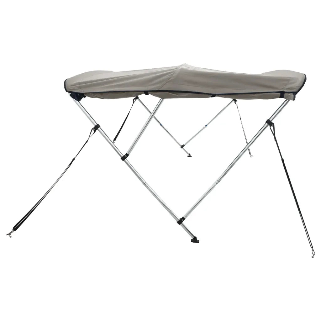 Bimini di Prua con Pareti Laterali 3 Archi 183x(185-198)x137cm